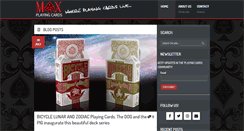 Desktop Screenshot of maxplayingcards.com